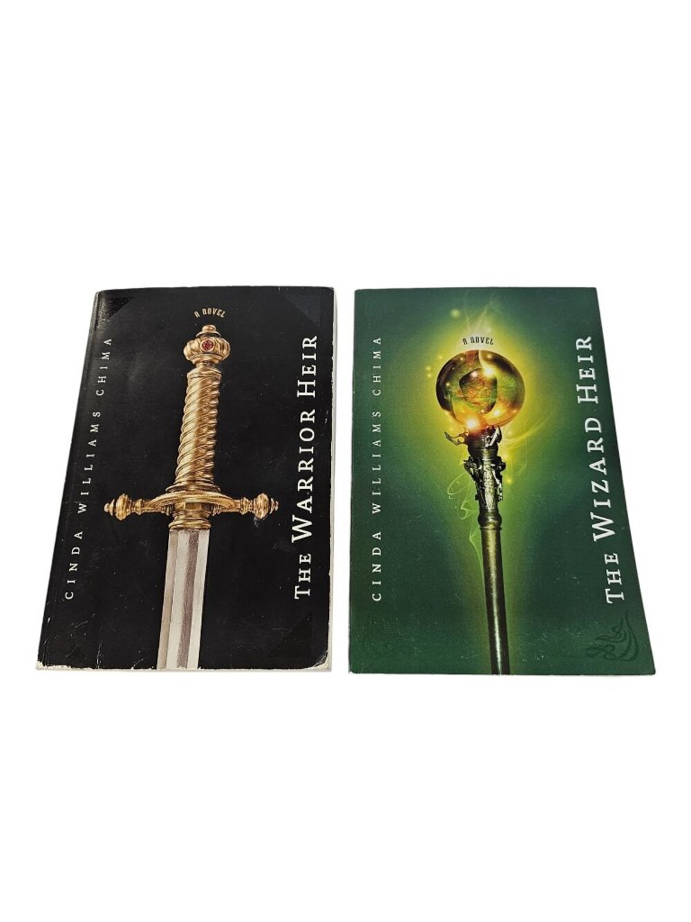 The Warrior Heir & The Wizard Heir Paperback Book Lot Cinda Williams Chima